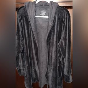 Cuddl Duds velour plush jacket 2X